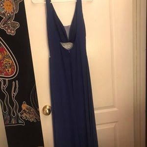 Royal blue prom dress
